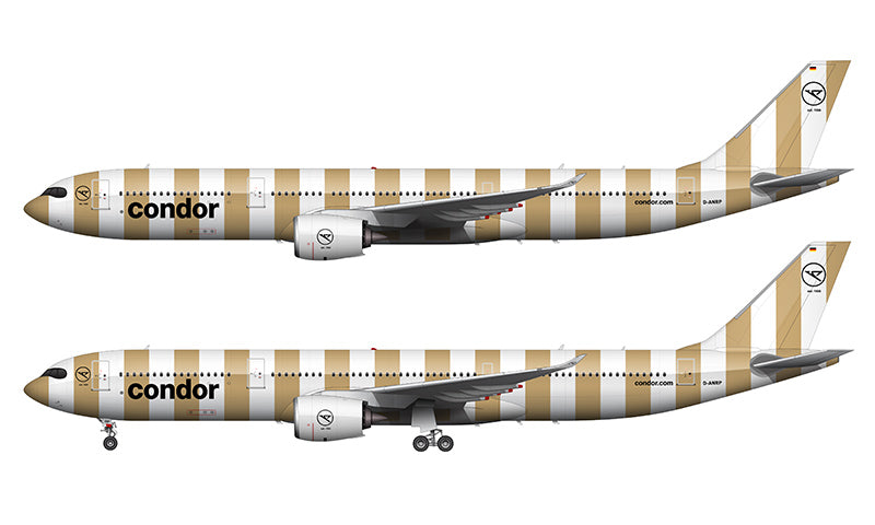 Condor A330-941 Illustration (2022 Beige Livery)