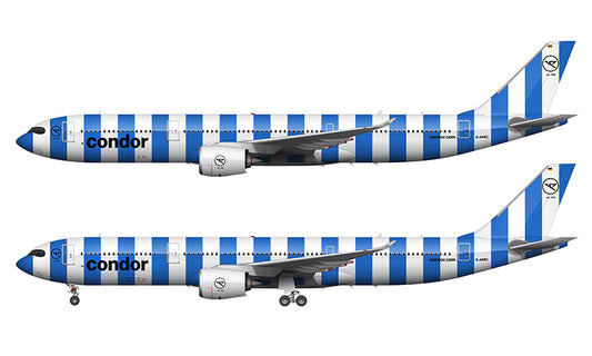 Condor A330-941 Illustration (2022 Blue Livery)