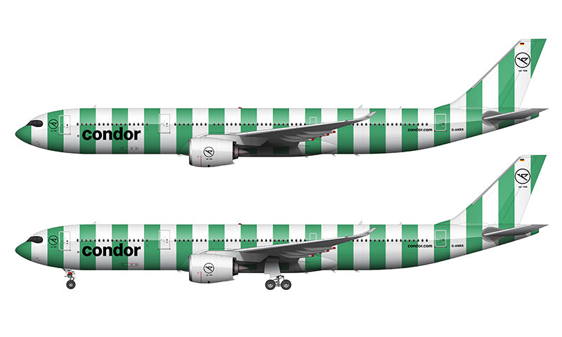 Condor A330-941 Illustration (2022 Green Livery)