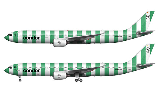 Condor A330-941 Illustration (2022 Green Livery)