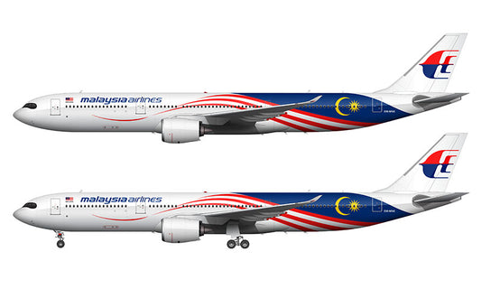 Malaysia Airlines A330-941 Illustration (2023 Livery)