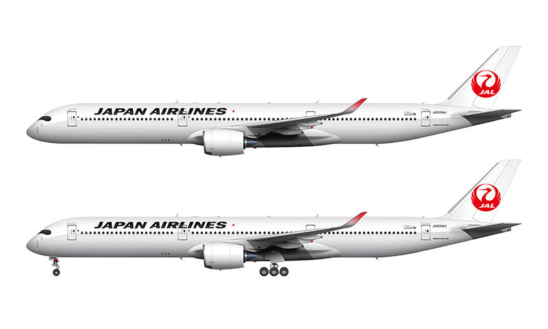 Japan Airlines (JAL) Airbus A350-1041 Illustration