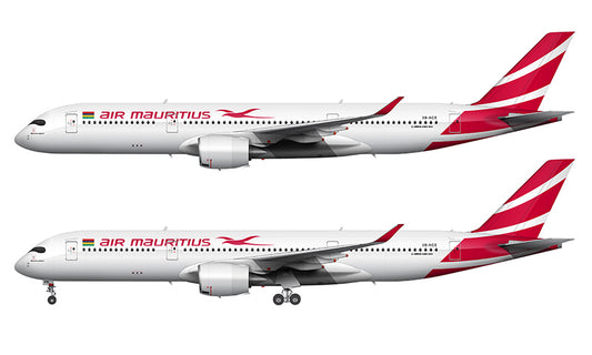 Air Mauritius Airbus A350-941 Illustration