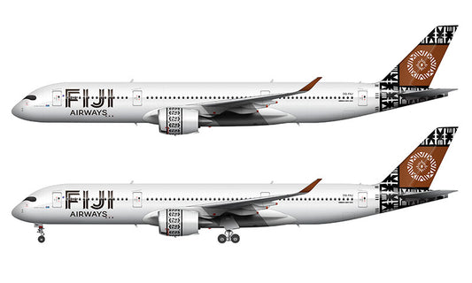 Fiji Airways Airbus A350-941 Illustration