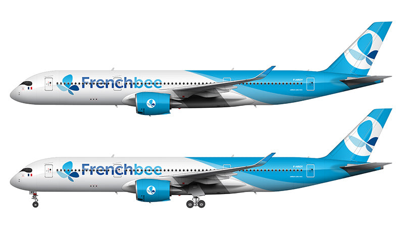 French Bee Airbus A350-941 Illustration