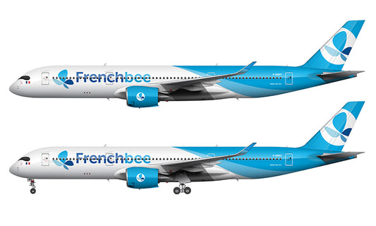 French Bee Airbus A350-941 Illustration
