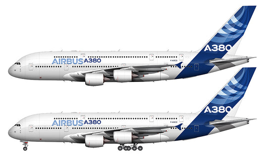 Airbus A380-800 Illustration (Airbus Livery)