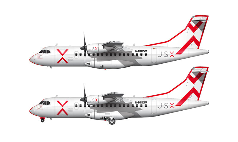 JSX (JetSuiteX) ATR 42-600 Illustration