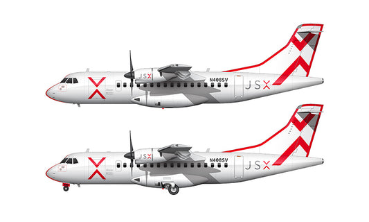 JSX (JetSuiteX) ATR 42-600 Illustration