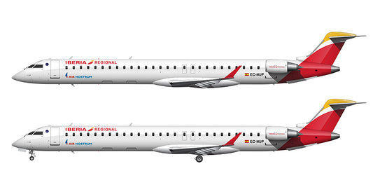 Iberia Regional Bombardier CRJ-1000 Illustration