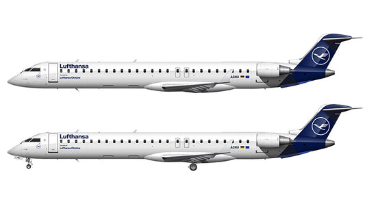 Lufthansa CityLine Bombardier CRJ-900 Illustration