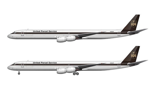 United Parcel Service (UPS) Douglas DC-8-73AF Illustration