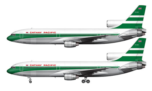 Cathay Pacific Lockheed L-1011-385-1 Illustration