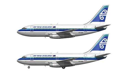 Air New Zealand Boeing 737-219/Adv Illustration