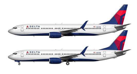 Delta Air Lines Boeing 737-932/ER Illustration