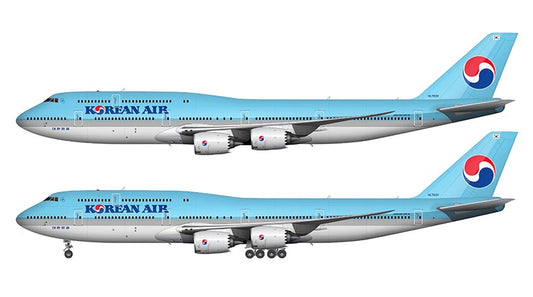 Korean Air 747-8B5 Illustration