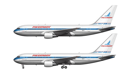Piedmont Airlines Boeing 767-201/ER Illustration