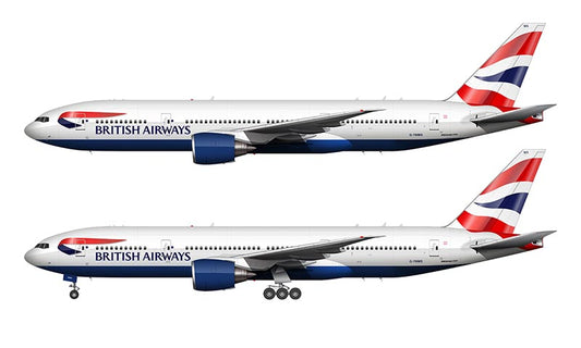 British Airways Boeing 777-236/ER Illustration