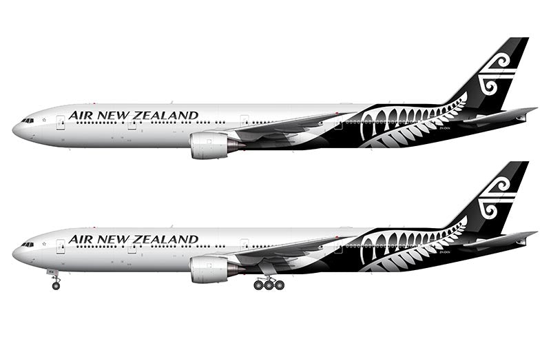 Air New Zealand Boeing 777-319/ER Illustration