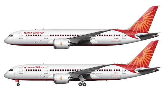 Air India Boeing 787-8 Illustration