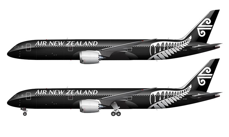 Air New Zealand Boeing 787-9 Illustration