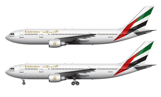 Emirates Airbus A300B4-600R Illustration