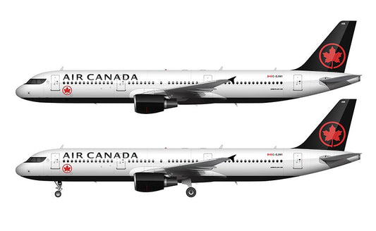 Air Canada Airbus A321-211 Illustration