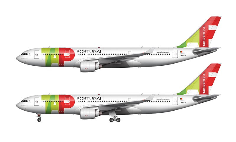 TAP Air Portugal Airbus A330-200 Illustration