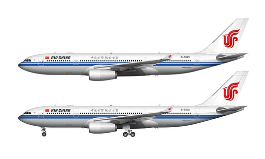 Air China Airbus A330-200 Illustration