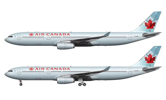 Air Canada Airbus A330-343 Illustration (Toothpaste Livery)