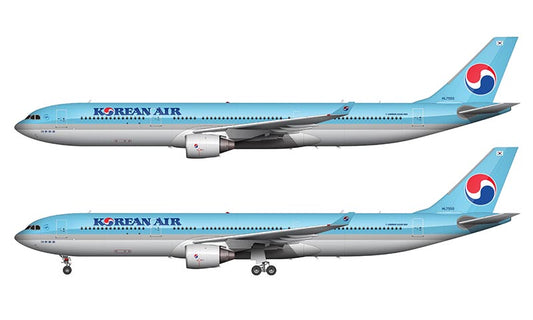 Korean Air Airbus A330-322 Illustration