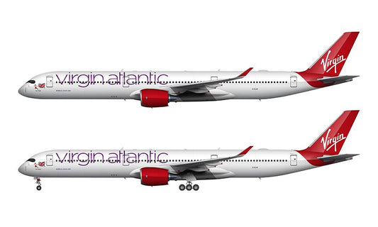 Virgin Atlantic Airbus A350-1041 Illustration