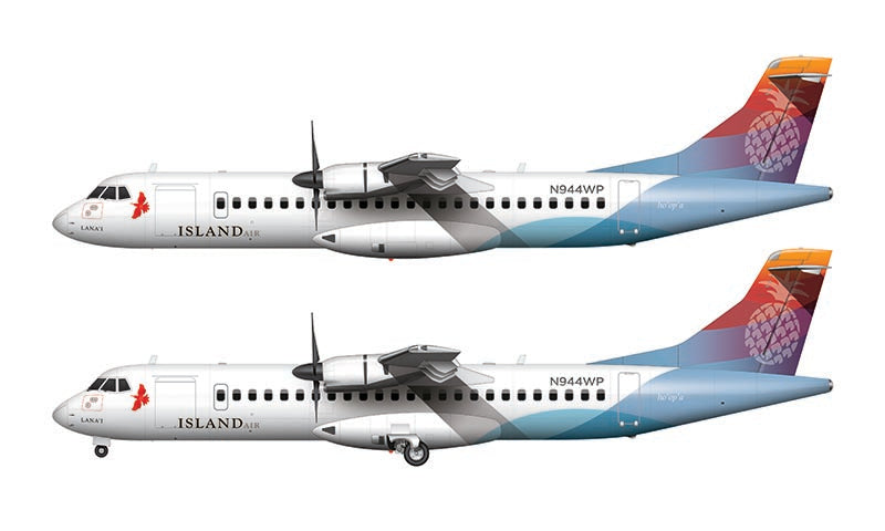 Island Air ATR 72 Illustration