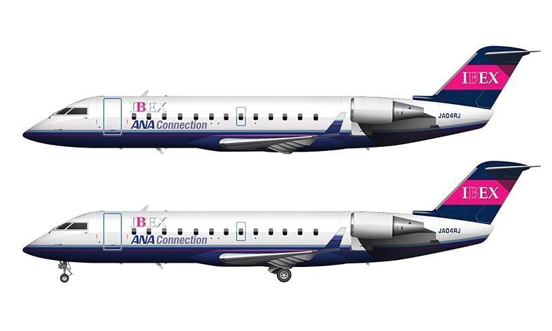 IBEX Airlines (ANA Connection) Canadair Regional Jet 200 Illustration