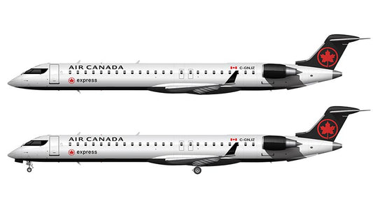 Air Canada Express Canadair Regional Jet 900 Illustration