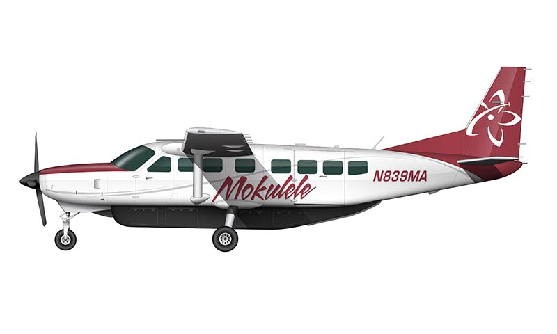 Mokulele Airlines Cessna 208 Grand Caravan Illustration
